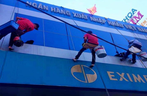 Vệ sinh alu cho hệ thống ngân hành Eximbank